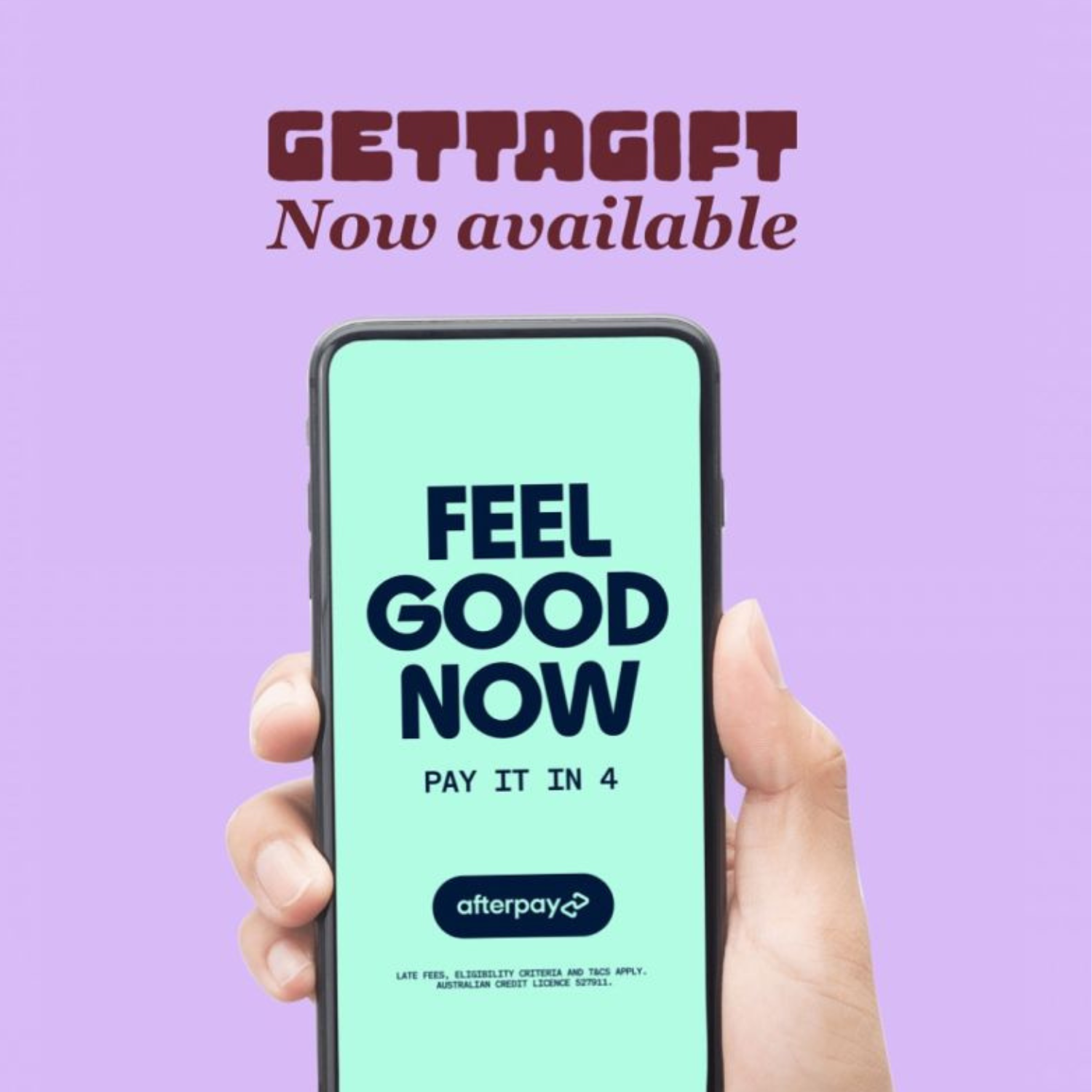 GettaGift Now Offers Afterpay