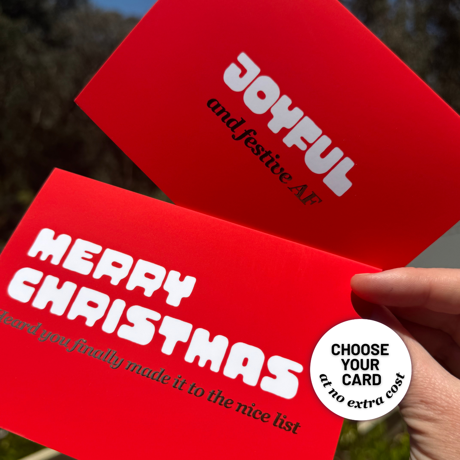 Merry Christmas Greeting Card